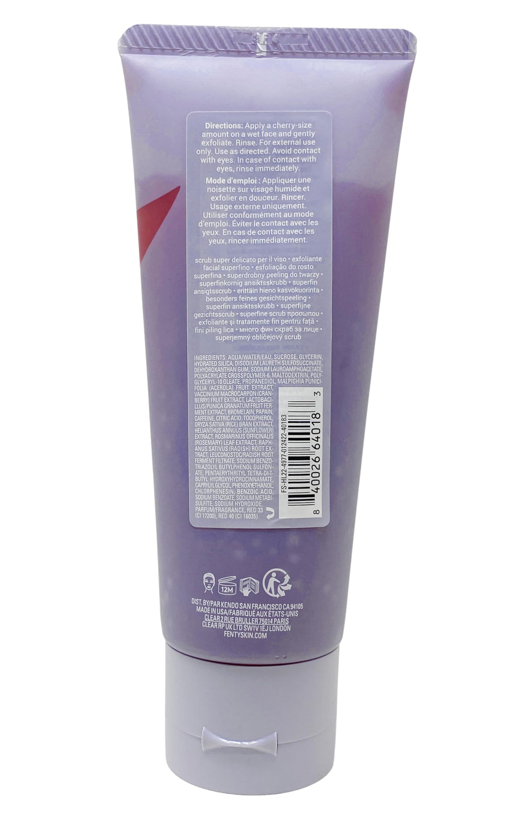 Buy now Fenty Skin Cherry Dub Superfine Face Scrub (3.52 Oz) at indiglob india