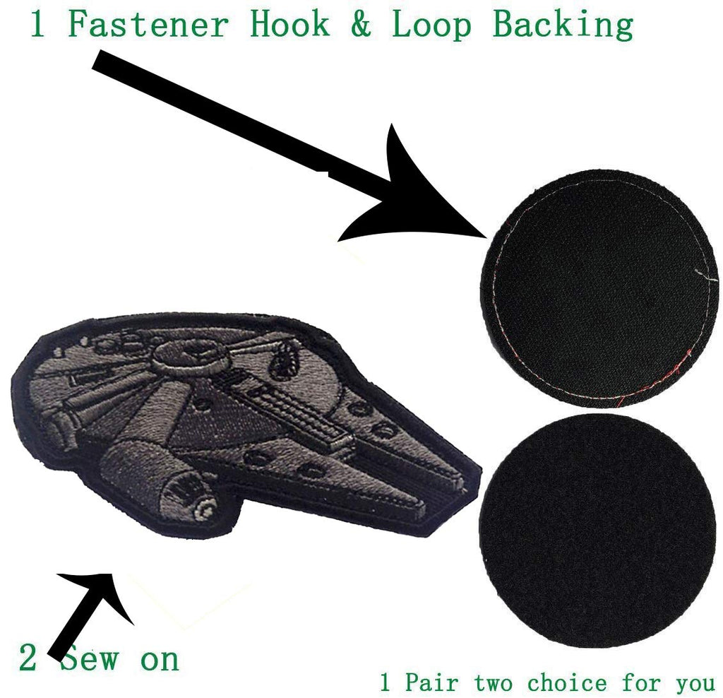 Buy now 4 Pieces Embroidered Morale Hook and Loop Fastener Tactical Patches at indiglob india
