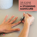 CUTICOR Stainless Steel Nail Clipper Set for Thick Nails with Travel Tin