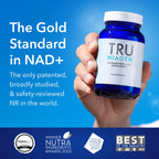 TRU NIAGEN NAD+ Supplement, Nicotinamide Riboside 300mg, 90 Daily Servings | Patented Niagen NR boosts NAD+ to support cellular energy and healthy aging. 300mg, one capsule daily — 90-day supply.