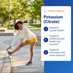 Pure Encapsulations Potassium (Citrate), 180 Capsules | Essential Electrolyte Supplement to Support Nerve and Muscle Function, Adrenals, Hormones, Heart Health, and Energy*