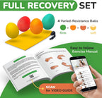 Healthy Seniors Hand Therapy Squeeze Balls for Arthritis & Carpal Tunnel
