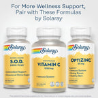 Buy now SOLARAY S.O.D. 2000 Plus - Superoxide Dismutase (SOD) and Catalase Antioxidant Supplement, Wellness Support - w/Green Tea Extract, Calcium, Rosemary, Grape Seed Extract, 60-Day Guarantee, 100 Servings at indiglob india