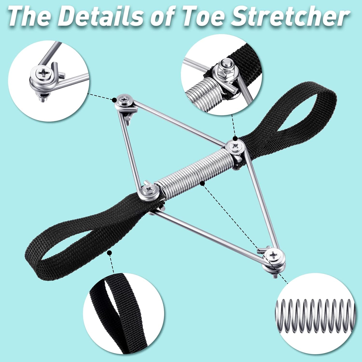 Buy now Pilates Toe Stretcher Bunion, Hallux Valgus Big Toe Strap Spacer Tension Bunion Exercise Band Stretchy Alignment Splint Restores Pain Relief for Women Men at indiglob india