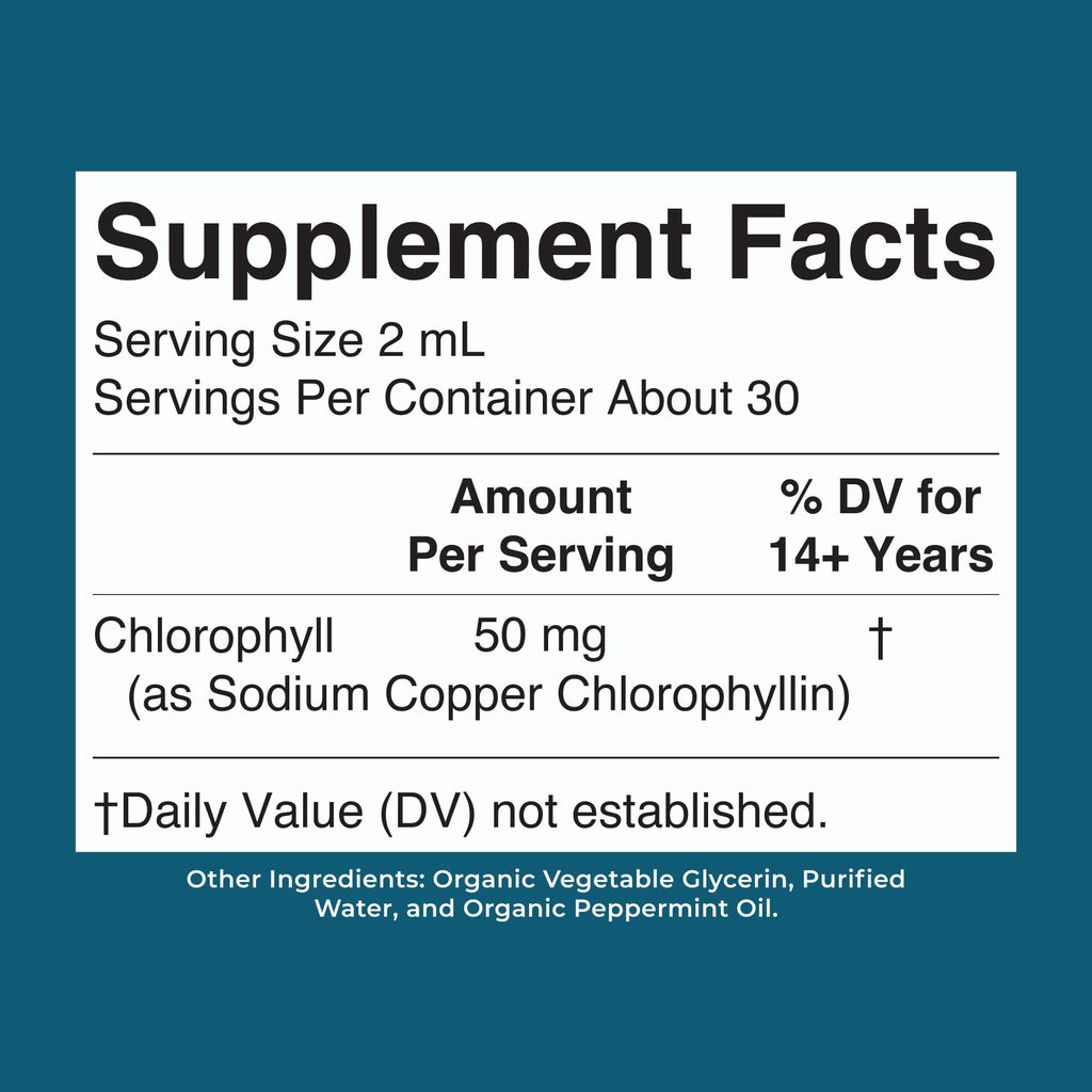 MaryRuth's Chlorophyll Liquid Drops, Delicious Minty Flavor, Vegan, 2 Fl Oz | Clean Label Project Certified®, Vegan, Non-Diluted Liquid Chlorophyll, Mulberry Derived Supplement for Ages 14+, Non-GMO