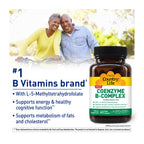 Country Life Coenzyme B-Complex with Choline, 60 Vegan Capsules | Active coenzyme B vitamins with choline to support cellular energy, cognitive function and healthy metabolism