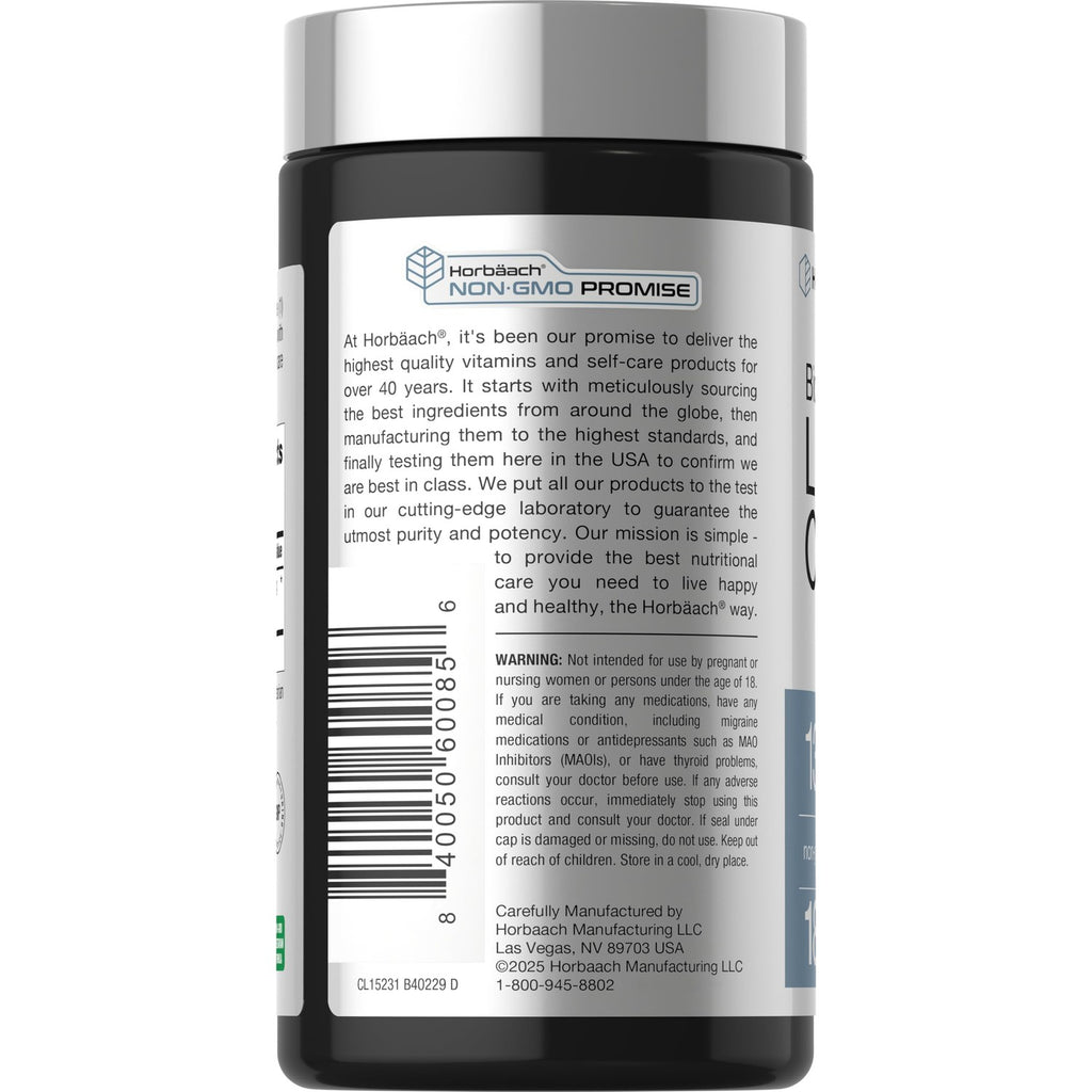 Horbäach Lithium Orotate 130mg | 180 Capsules