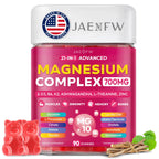 Magnesium Glycinate Gummies 700MG - 21-in-1 Advanced Magnesium Supplement | Ashwagandha, L-Theanine, Zinc, Vitamin - Sugar Free Magnesium Gummies for zzZ, Focus & Relaxation, for Women, Men & Kids