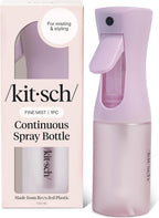 Buy now Kitsch Spray Bottle for Hair - Continuous Water Mister with Ultra Fine Mist for Hairstyling, Barbers, Salons, Cleaning, Plants, Versatile Spray Bottles - Made from Recycled Plastic - Sheer Violet, 5oz at indiglob india