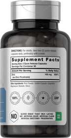 Horbäach Zinc Picolinate 100mg | 180 Capsules | High Potency
