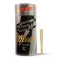 RAW Cones Black 1-1/4 Size 84 mm - 100 Pack of Pre Roll Rolling Paper