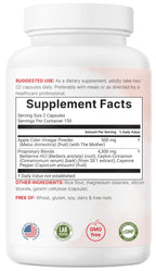 Micro Ingredients Apple Cider Vinegar Capsules | 4,800mg Per Serving, 300 Counts | 4-in-1 ACV Complex with The Mother | Ceylon Cinnamon, Cayenne Pepper & More | Immune, Digestion & Appetite Support
