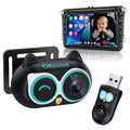 OTTOCAST Cabin Care Baby Camera for Car, 1080P Baby Car Camera with HD Night Vision, Wireless CarPlay Adapter, 150° Wide Angle, Real-Time Rear Seat Monitor