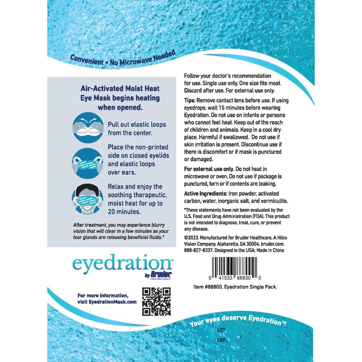 Air-Activated Eye Steam Mask - 10 Single-Use Self-Heating Warm Compresses l Dry Eye Relief Disposable Heated Eye Mask l Gentle, Soothing and Hydrating l No Microwave Needed | Convenient