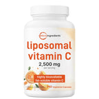 Liposomal Vitamin C 2,500mg, 240 Veggie Capsules | Highly Bioavailable Fat Soluble Form | Immune Support & Antioxidant Supplement | Liposomal Delivery for Superior Absorption | Non-GMO, Gluten Free