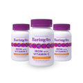 Barimelts Iron with Vitamin C, 180 Fast-Dissolving Tablets (2-Month Supply), Sugar-Free Bariatric Iron Supplement for Women, Natural Orange Flavor