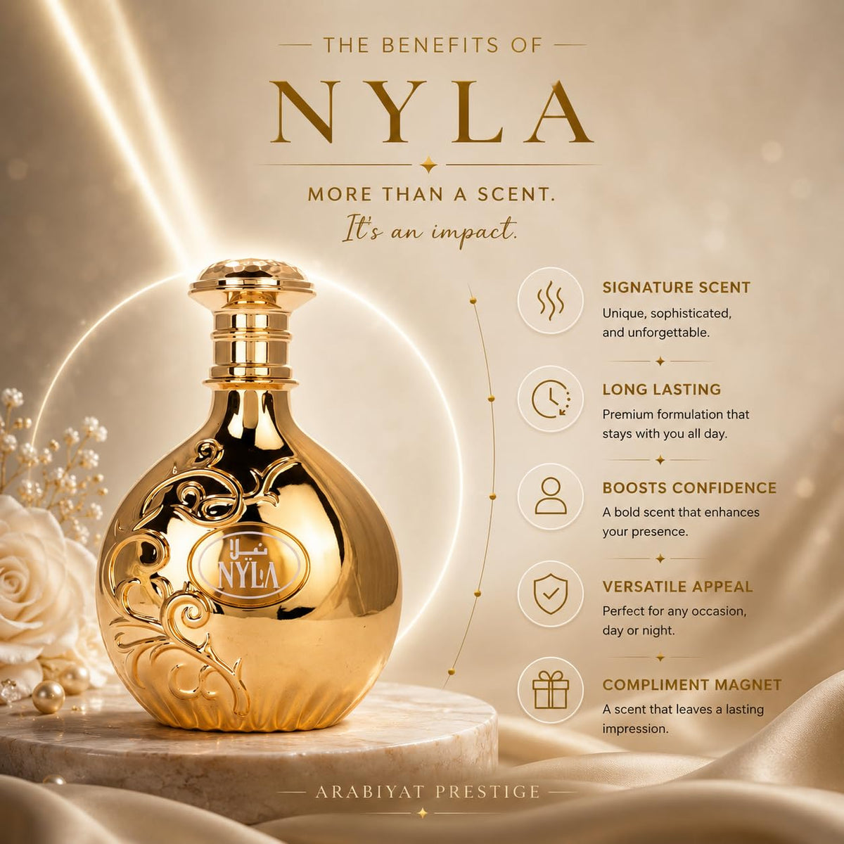 Arabiyat Prestige Nyla Eau De Parfum, 2.7 fl oz