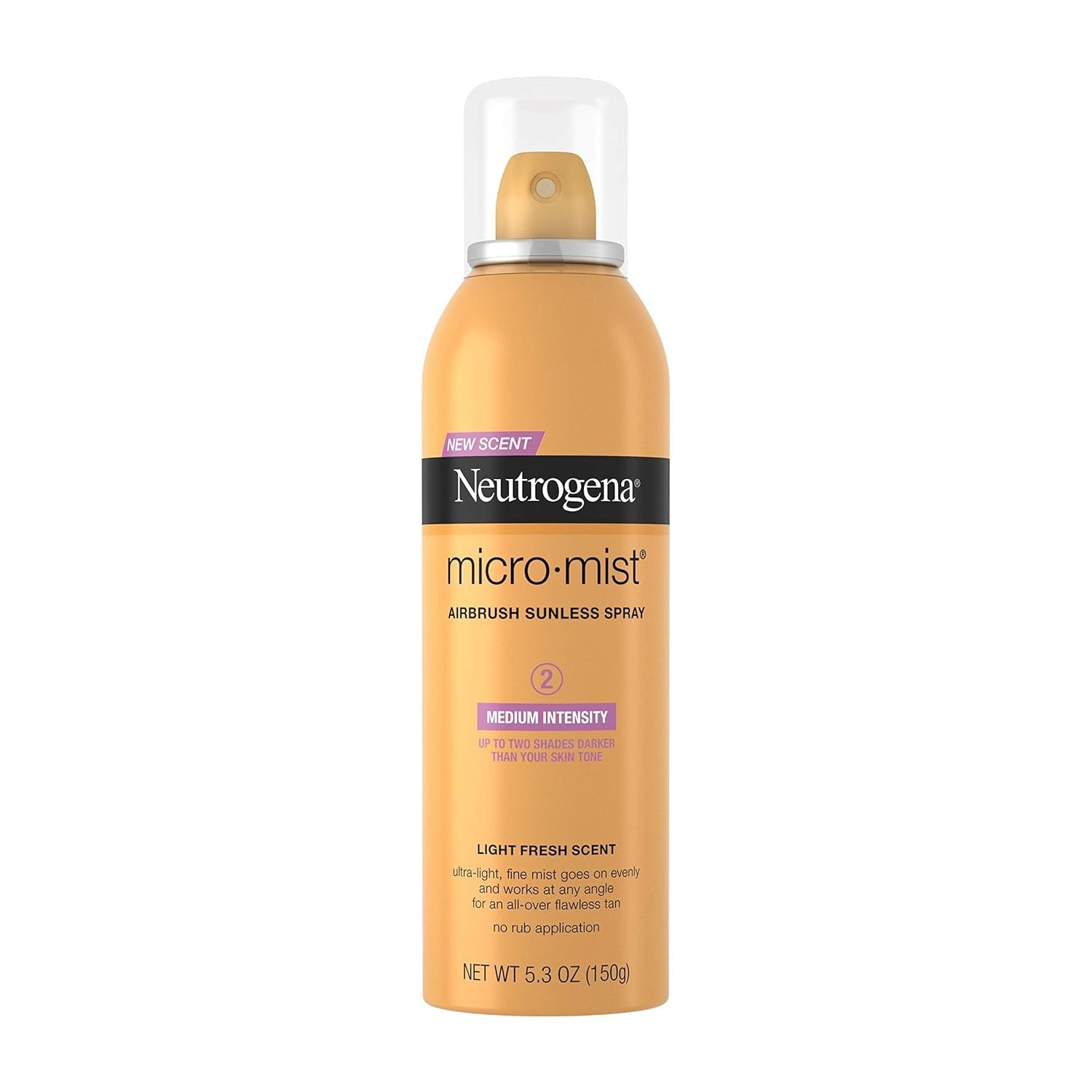 Buy now Neutrogena Micromist Airbrush Sunless Tanning Spray, Gradual Sunless Indoor Tanner with Witch Hazel, Alcohol-Free, Oil-Free & Non-Comedogenic Formula, Medium Intensity, 5.3 oz Default at indiglob india