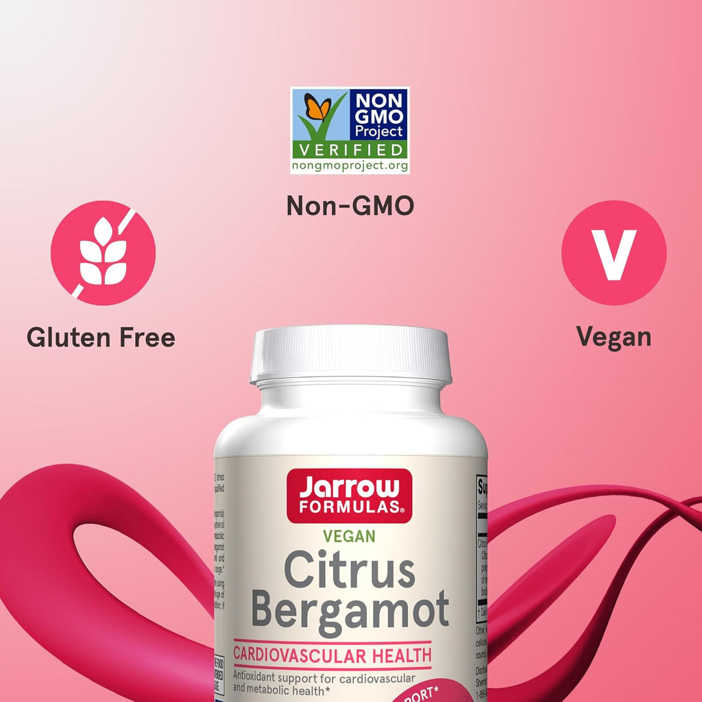 Buy now Jarrow Formulas Citrus Bergamot 500 mg - 60 Servings (Veggie Caps) - Antioxidant Support for Cardiovascular & Metabolic Health - Dietary Supplement - Gluten Free - Use QH-Absorb at indiglob india