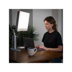 Carex Day-Light Classic Plus Sunlight Therapy Lamp - 10000 LUX Therapy Lamp at 12 Inches, LED Bright White Light with Adjustable Height and Brightness Levels for Mood, White