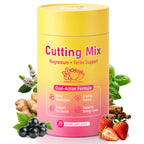 Cutting Drink Mix – Dual-Action Satiety Signaling, Energy & Digestive Health with Berberine, Chromium, FOS, Yerba Mate & 5-HTP | Vegan, Sugar-Free, Non-GMO - 30 Sticks