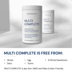 BodyHealth Multi Complete (120 Ct) Daily Multivitamin for Men and Women with Whole Foods, Minerals, Antioxidants, Organic Green Food Concentrates, and Liver Detox Extracts, Non GMO