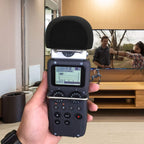Buy now ChromLives Windscreen Microphone Wind Muff, Foam Wind Screen Wind Cover Compatible with Zoom H5 H6 Portable Handy Recorder Furry & Foam 2Pack at indiglob india