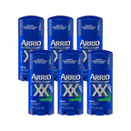Arrid XX Antiperspirant/Deodorant Solid, Unscented, 2.6-Ounce Sticks (Pack of 6)