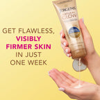 Jergens Natural Glow + Firming Daily Moisturizer Medium to Tan Skin Tones 7.5oz | Gradual Sunless Tanner, Collagen and Elastin, Firms Skin, Reduces Cellulite, Daily Moisturizer, Medium to Deep Skin Tone