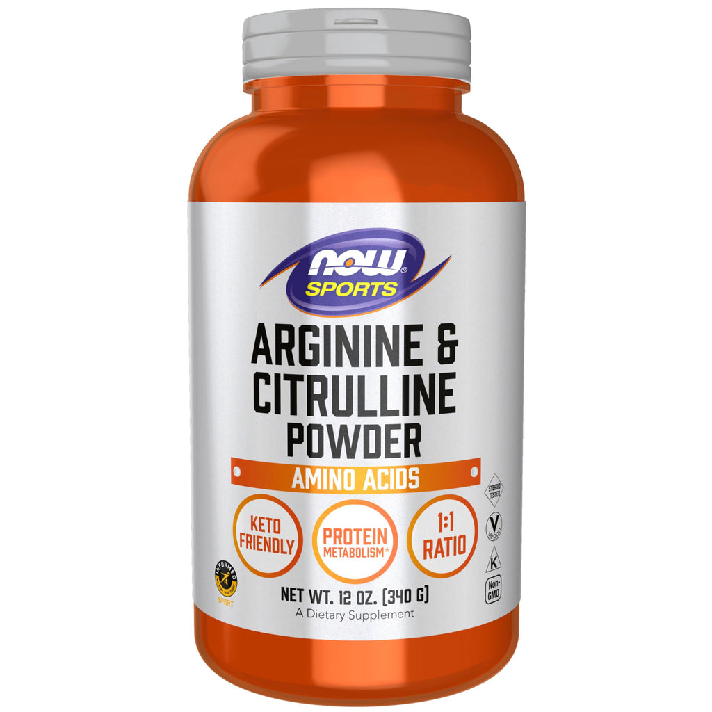 Buy now NOW Foods Sports Nutrition, Arginine & Citrulline Powder, 1:1 Ratio, Amino Acid, 12-Ounce at indiglob india