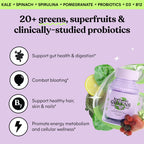 Lemme Greens Superfood Gummies, 30-Day Supply