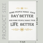 Cheerin Appreciation Card with Envelope - Thank You Cards for Coworkers, Teachers, Friends, Boss, or Parents - Inspiration Cards 5x8 Inch