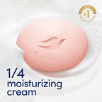 Dove Rebalancing Beauty Bar Soap 6 Count, White Peach & Rice Milk, 3.75 oz | Plant-based beauty bar with white peach and rice milk for soft, moisturized skin