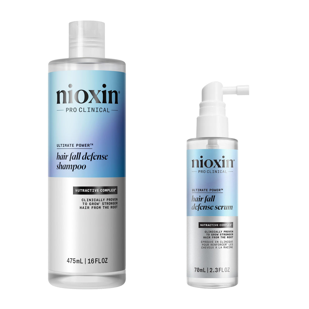 NIOXIN Hair Fall Defense Shampoo | For Visibly Less Hair Loss | Activates Hair Follicles | With Lauric Acid, Caffeine, Niacinamide and Sandalore