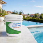 ClearView Bromine Tablets 1" Brominating Tablets for Spas Hot Tubs, 5 Lbs