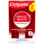 Colgate Optic White Renewal Teeth Whitening Toothpaste, 2 Pack, 3 oz