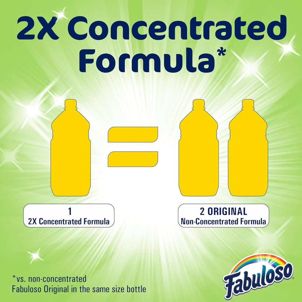 Fabuloso Lemon All Purpose Cleaner, Floor Cleaner Makes 64 Gallons