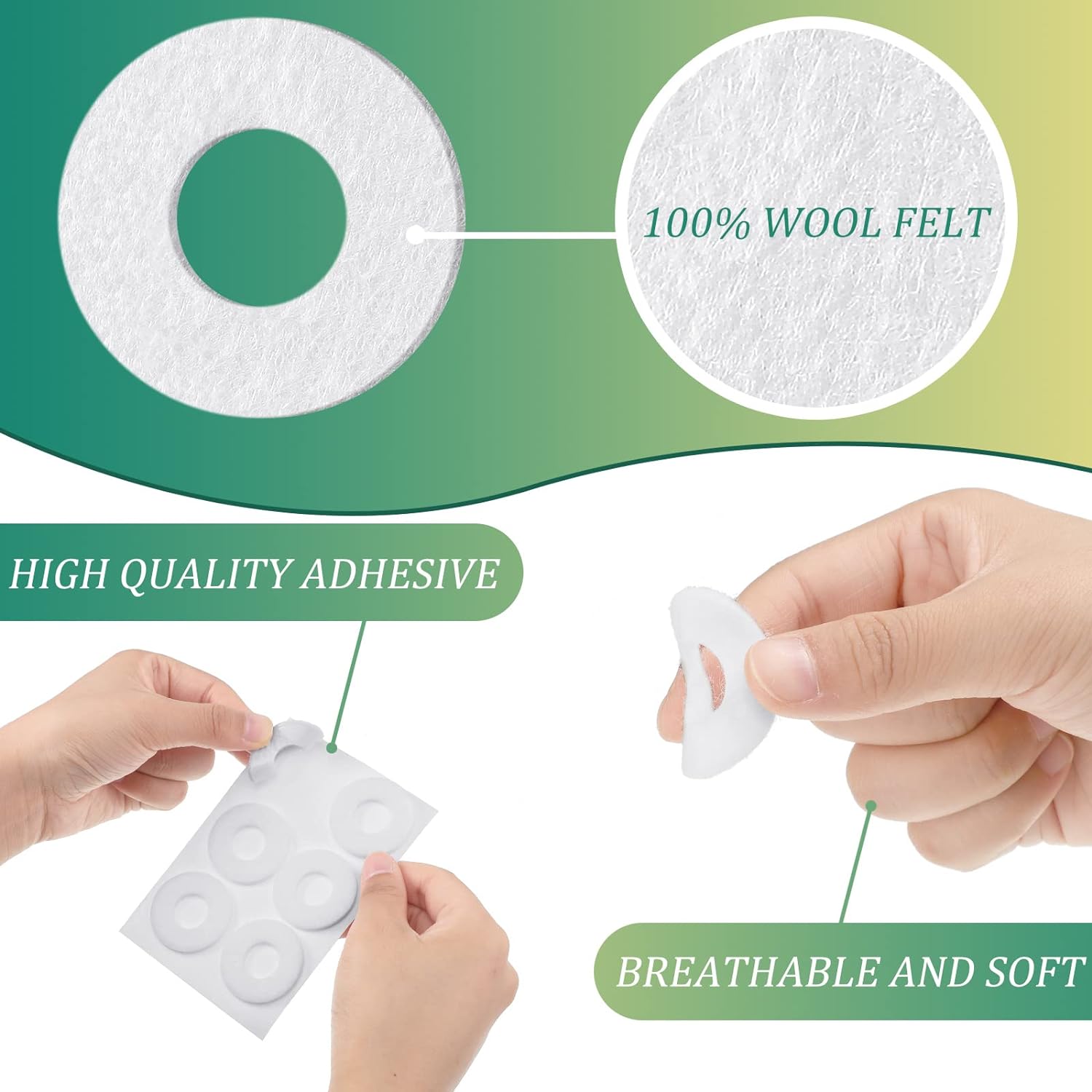 Buy now Nuanchu 72 Pcs Callus Cushions Callus Pads for Bottom of Foot Round Corn Cushions Pads for Feet Soft Adhesive Felt Corn for Ball and Side of Foot, Pain Relief from Shoe at indiglob india