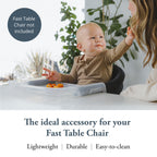 Inglesina Fast Dining Tray Plus - Compatible with Inglesina Fast Table Chair - Durable & Easy to Clean - Quick, Simple Installation - BPA Free