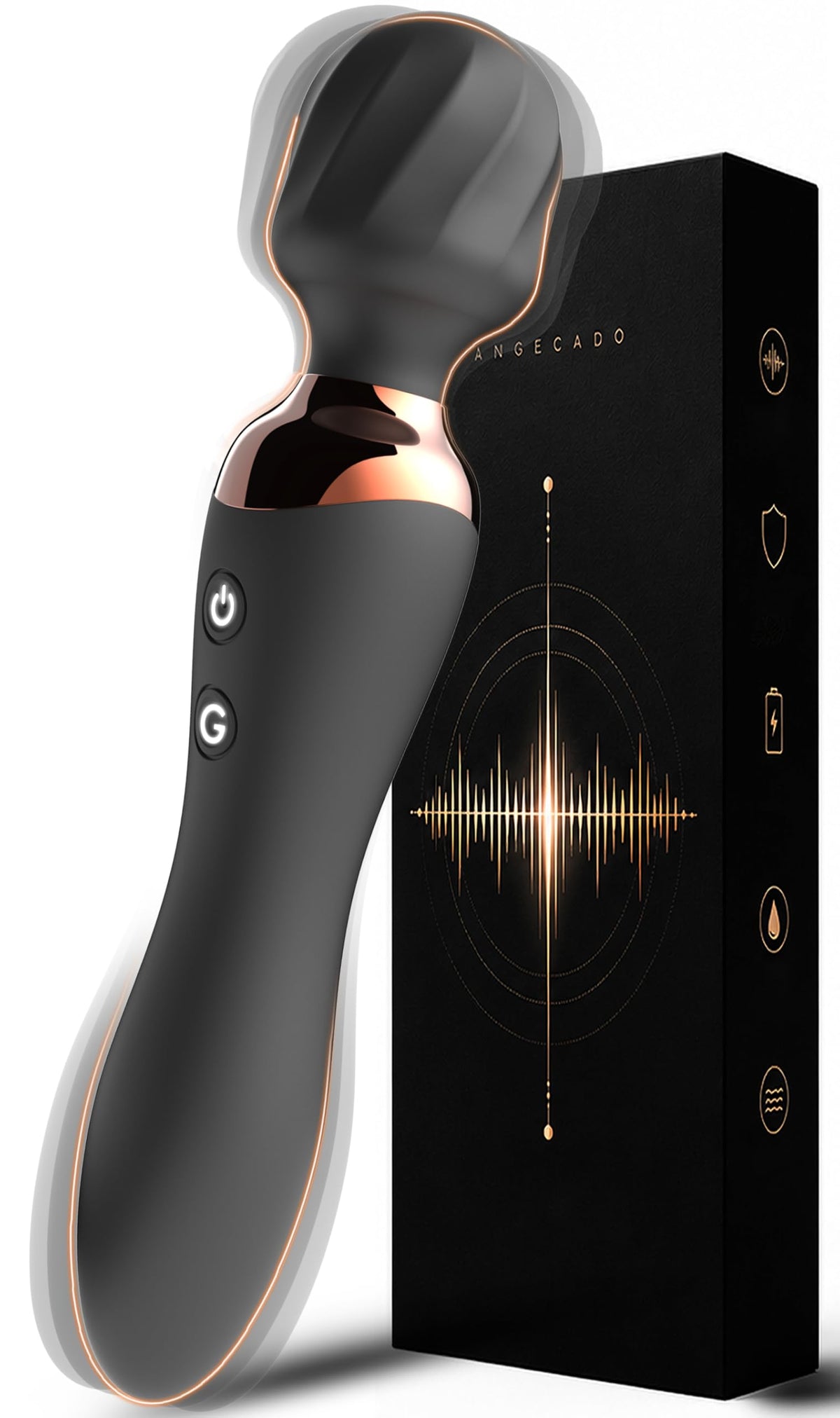 Dual-Ended Wand Vibrator, Dildo Vibrators Adult Sex Toys for Women