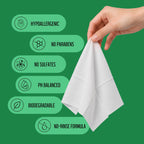 100PCs Tea Tree Eyelid Wipes – Cleaning Eye Wipes for People with Dry Eyes & Allergies – Gentle Eyelid Cleanser with Hyaluronic Acid, Chamomile and Aloe – Individually Wrapped & Biodegradable