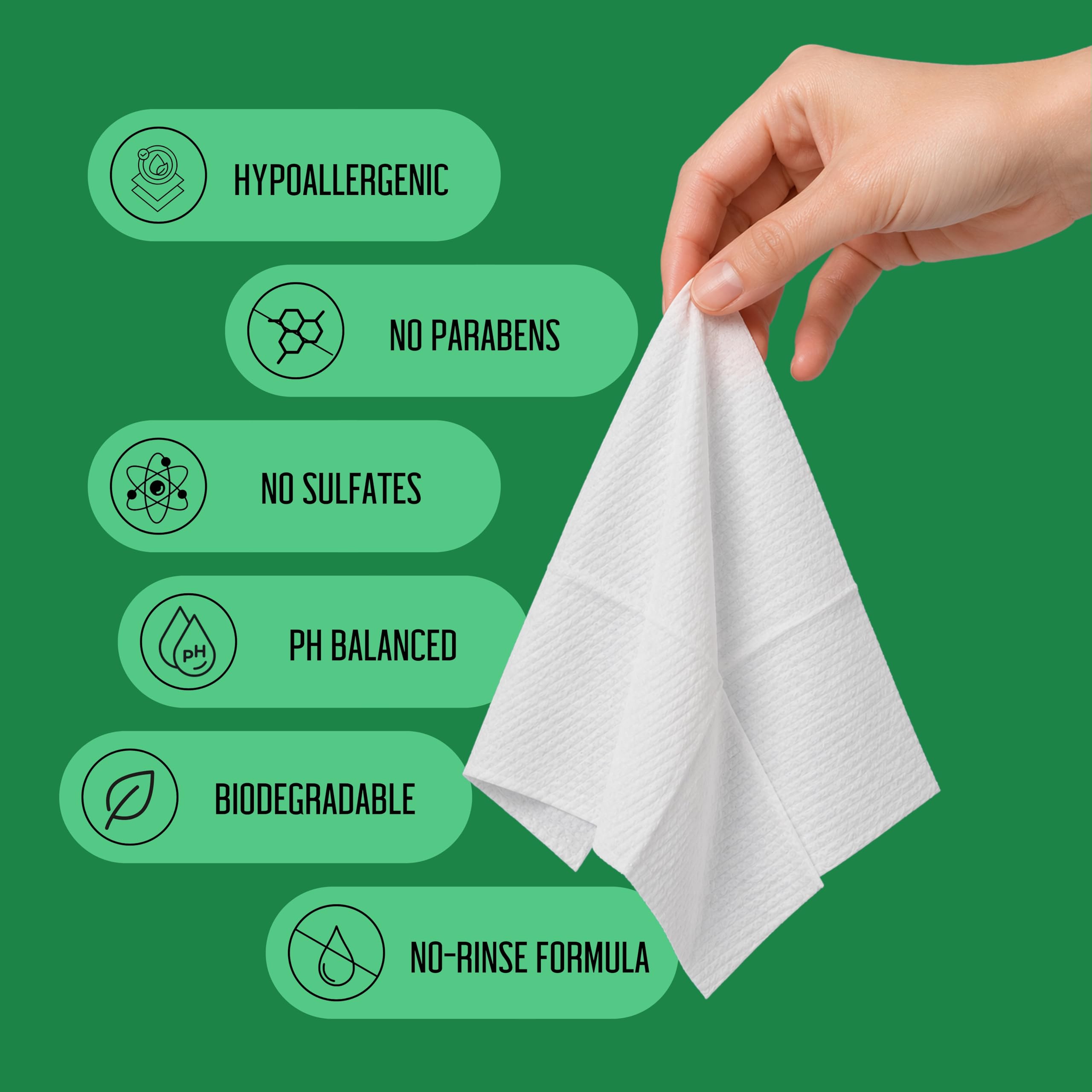 100PCs Tea Tree Eyelid Wipes – Cleaning Eye Wipes for People with Dry Eyes & Allergies – Gentle Eyelid Cleanser with Hyaluronic Acid, Chamomile and Aloe – Individually Wrapped & Biodegradable