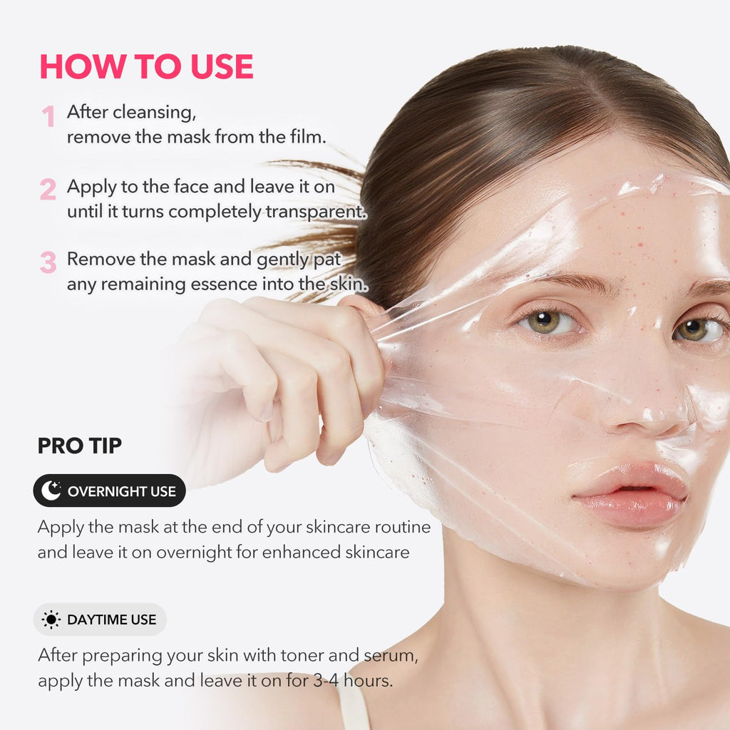 APRILSKIN TXA Pink Capsule Gel Mask 4EA | Overnight Gel Mask with Tranexamic Acid - Hydrating & Firming, Uneven Skin Tone, 30g 4ea