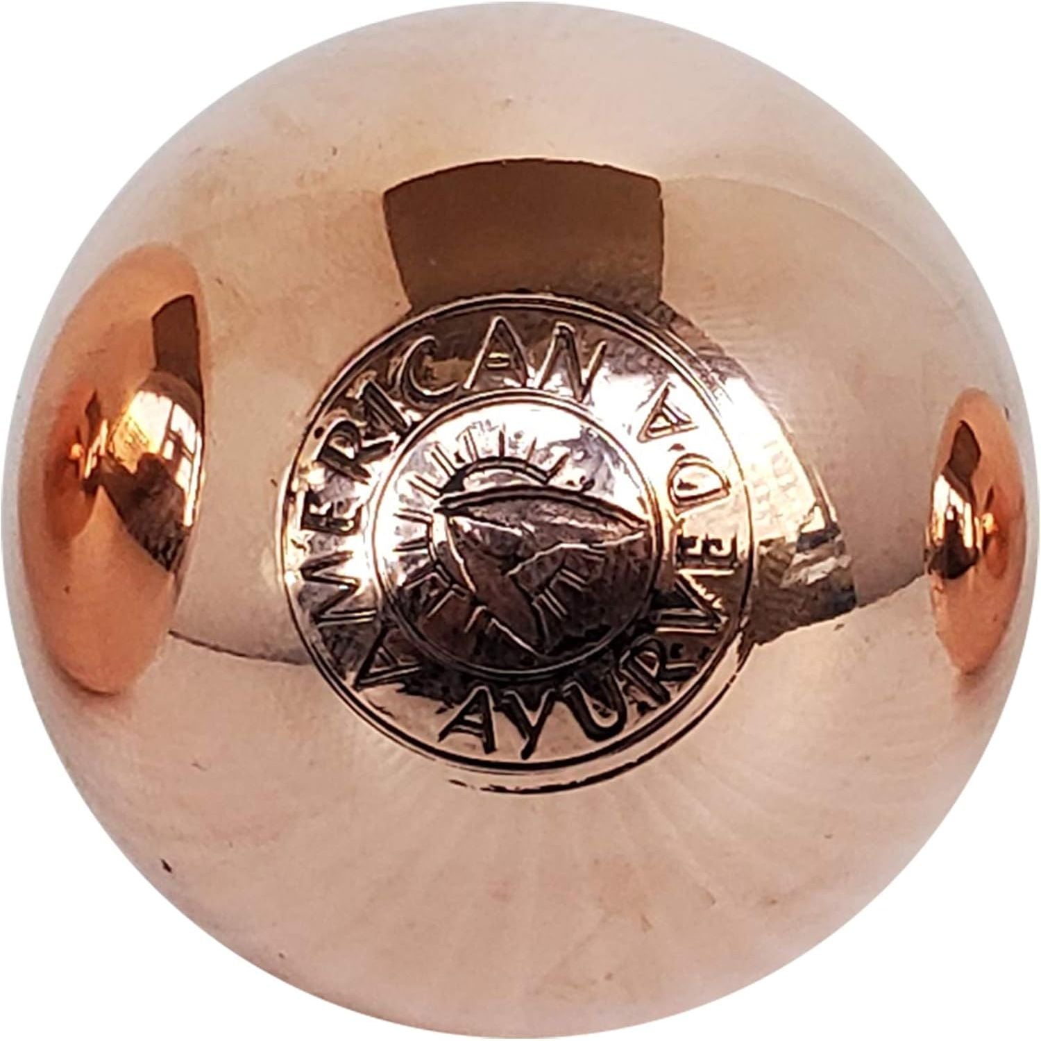 Buy now Pure Copper Ball, Bring Integrity and Clear Thinking with Natural Energy Meditation Dia Orb Sphare, Get Mental Agility Grounding Movement Therapy with Copper Orb - 2 pcs & 2 inches 1.5 Inch (Pack of 1) 1 at indiglob india