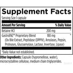 Designs for Health Digestzymes - Digestive Enzymes + Betaine Hydrochloride for Gas & Bloating Relief - Pepsin, Ox Bile, Lactase Enzyme & Lipase Enzymes for Digestion (60 Capsules)