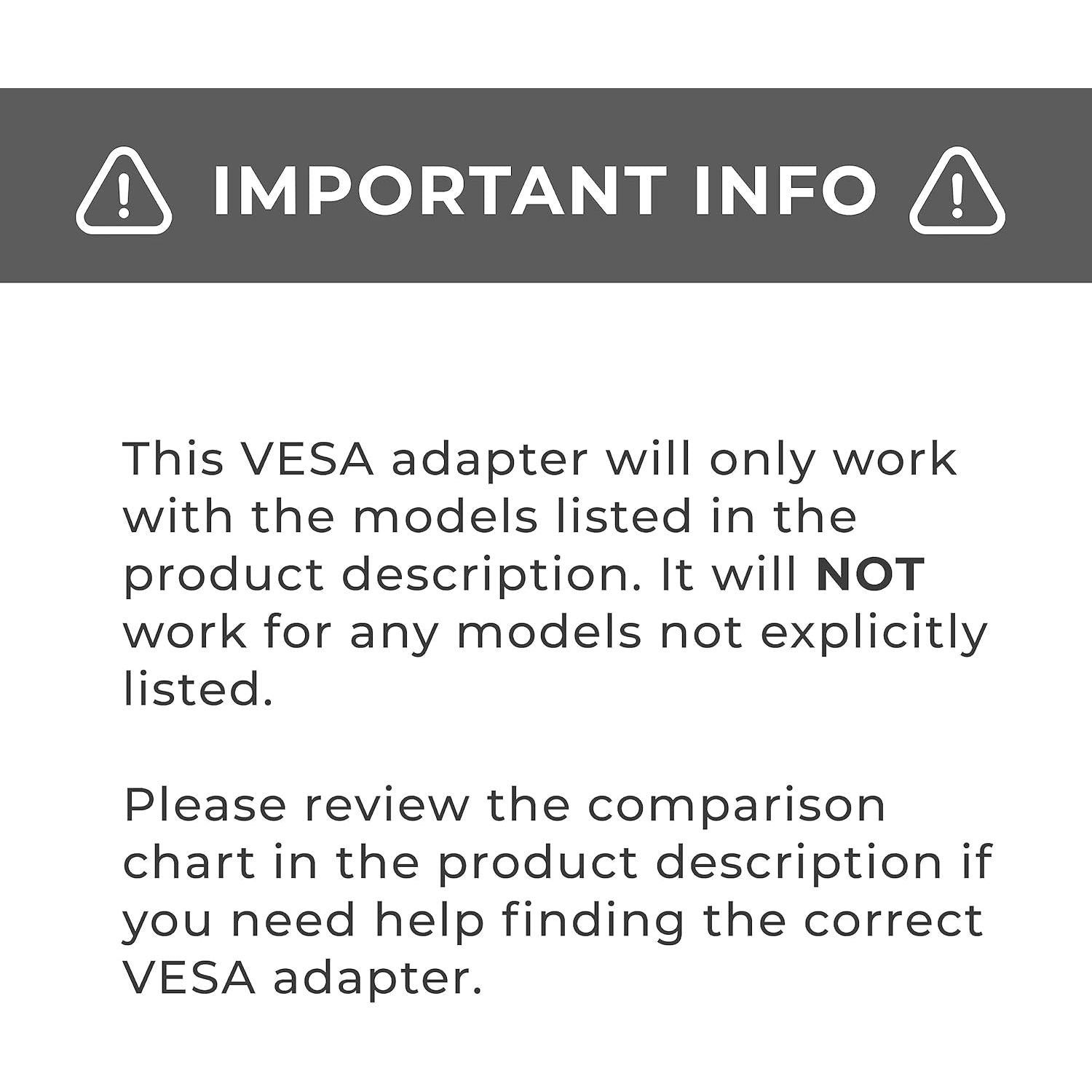 Buy now HumanCentric VESA Mount Adapter Bracket Compatible with Samsung CF591 Series Curved 27-inch LC27F591FDNXZA at indiglob india