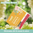 Buy now Flushable Butt Wipes Individually Wrapped Feminine Wipes for Women & Adults with Jasmine Scent, Vitamin-E & Aloe for at-Home Use (65 Count, pack of 3) at indiglob india