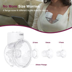Wearable Breast Pump S12, Electric DoublePump Hands-Free Breastfeeding Pump, 12 Adjustable Suction Levels, Portable Low Noise Hospital-Grade Breast Pump with Carrying Bag, 24mm, 2 Pack, White