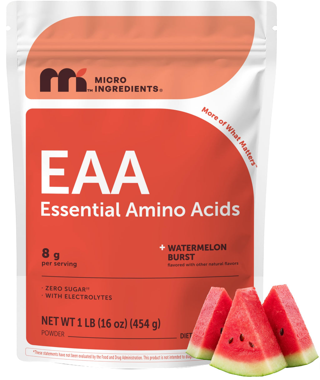 EAA + BCAA Powder | All 9 Essential Amino Acids + Electrolytes, Watermelon