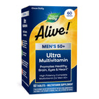 Nature's Way Alive! Men's 50 Plus Ultra Potency Multivitamin, 60 ct